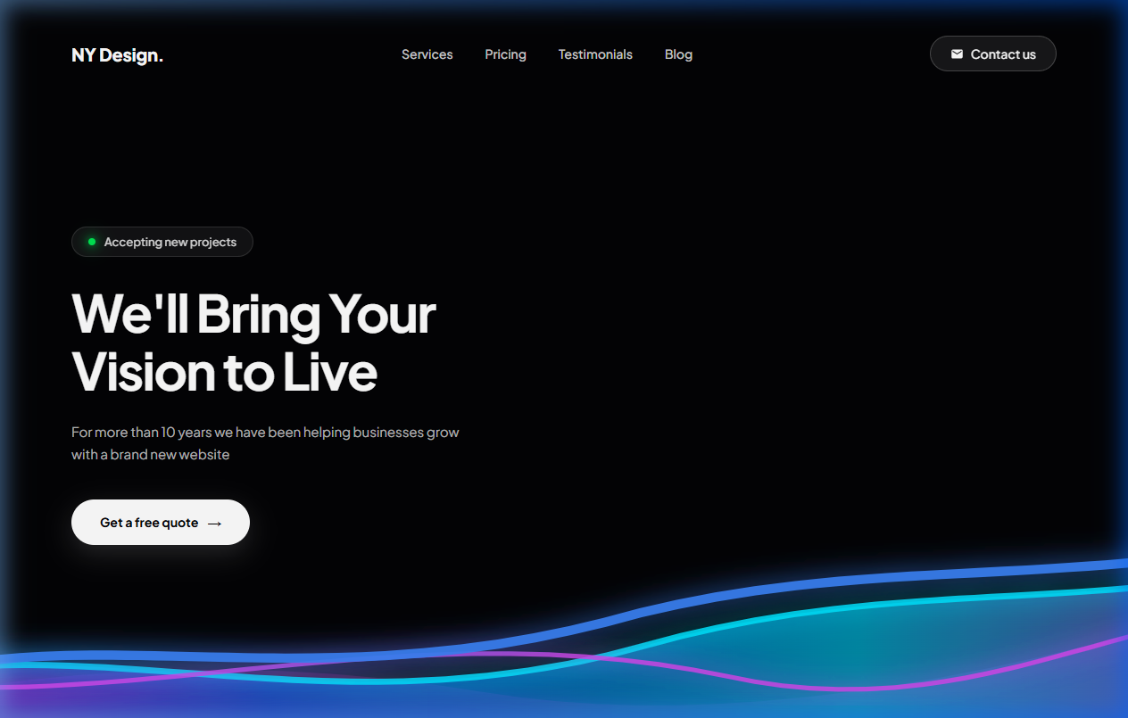NY Design Mockup